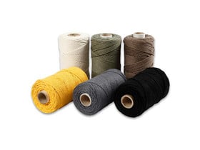 Makramee Garn 6er Set