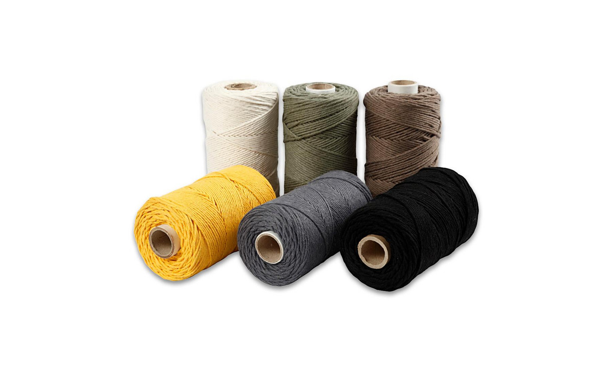 Makramee Garn 6er Set