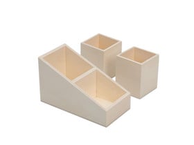 Stifte-Organizer, aus Holz, 3er-Set