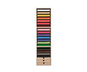 Tonkarton 180 g/m² DIN A4 1800 Blatt inkl MDF Regal 2