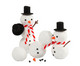 Foam Clay® Bastel Set Schneemann 3er Set 3