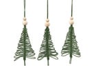 Bastelset Makramee Weihnachtsbaum Anhänger 6 Stück