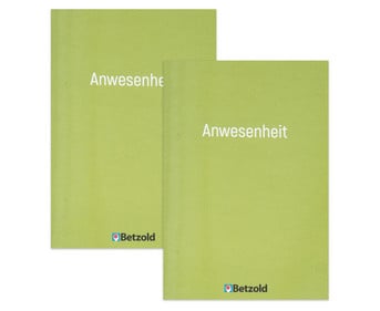 Betzold Listenhefte Anwesenheit 2 Stück