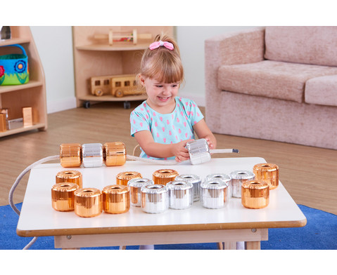 XXL-Perlen in Bronze und Silber, 20 Stück - betzold.de