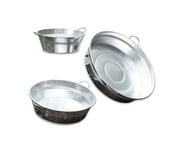 Metallwannen 3 teilig 1