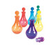 Farbige Zaubertrankflaschen 6 Stueck-1