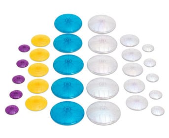 Kunststoff Kiesel 15 teilig