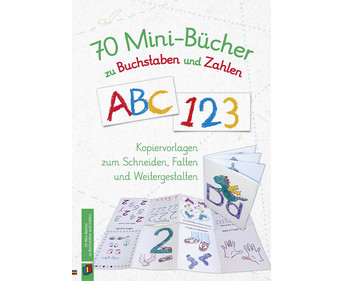 70 Minibücher zu Buchstaben und Zahlen