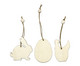 Holzanhänger Ostern 200er Set 5