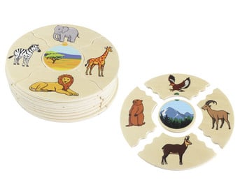 beleduc NAWITO Puzzle Tierwelten