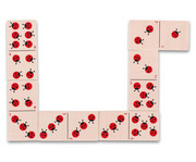 goki Dominospiel Marienkäfer 1