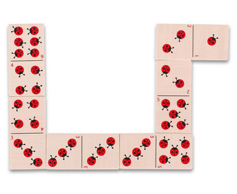 goki Dominospiel Marienkäfer