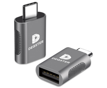 Deqster Adapter USB C auf USB A 2 Stück