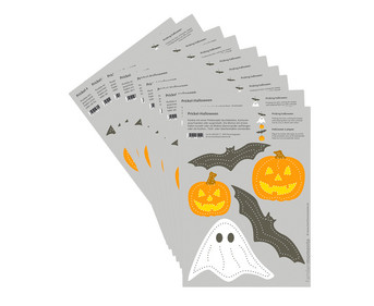 Prickel Vorlagen Halloween 10 Stück
