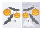 Prickel Vorlagen Halloween 10 Stück