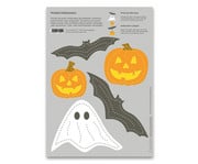 Prickel Vorlagen Halloween 10 Stück 3