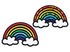 Betzold Fensterbilder Regenbogen 24 Stück