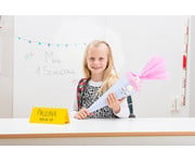 folia Schultüten Rohlinge für Geschwister 5er Set einer Farbe 5