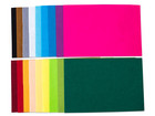 54 Bogen Polyesterfilz 18 Farben
