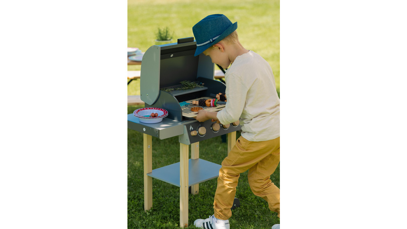 Pinolino « Jeff » Kit Barbecue pour enfant, 24 pièces - Worldshop