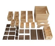 Montessori inspirierter Baukasten 36 teilig 2