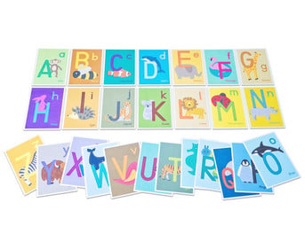Prickel Karten Buchstaben 26 Stück