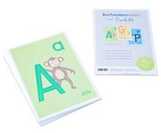 Prickel Karten Buchstaben 26 Stück 2