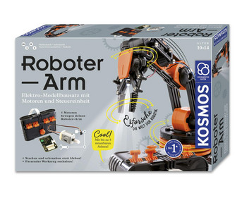 KOSMOS Roboter Arm Elektro Modellbausatz mit Motoren und Steuereinheit