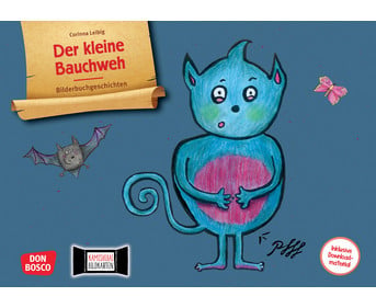Kamishibai Bildkarten Der kleine Bauchweh