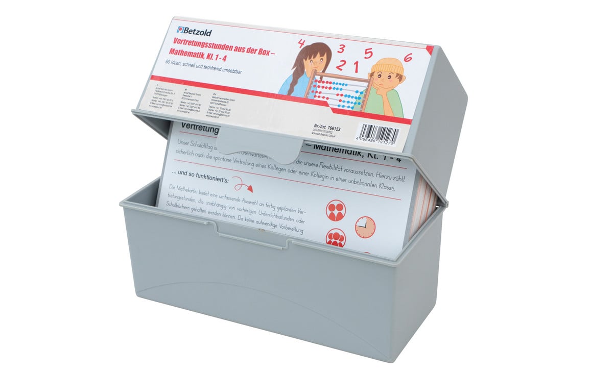 Betzold Vertretungsstunden aus der Box – Mathematik, Kl. 1-4