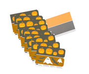 Prickel Windlichter Halloween 10 Stück 1