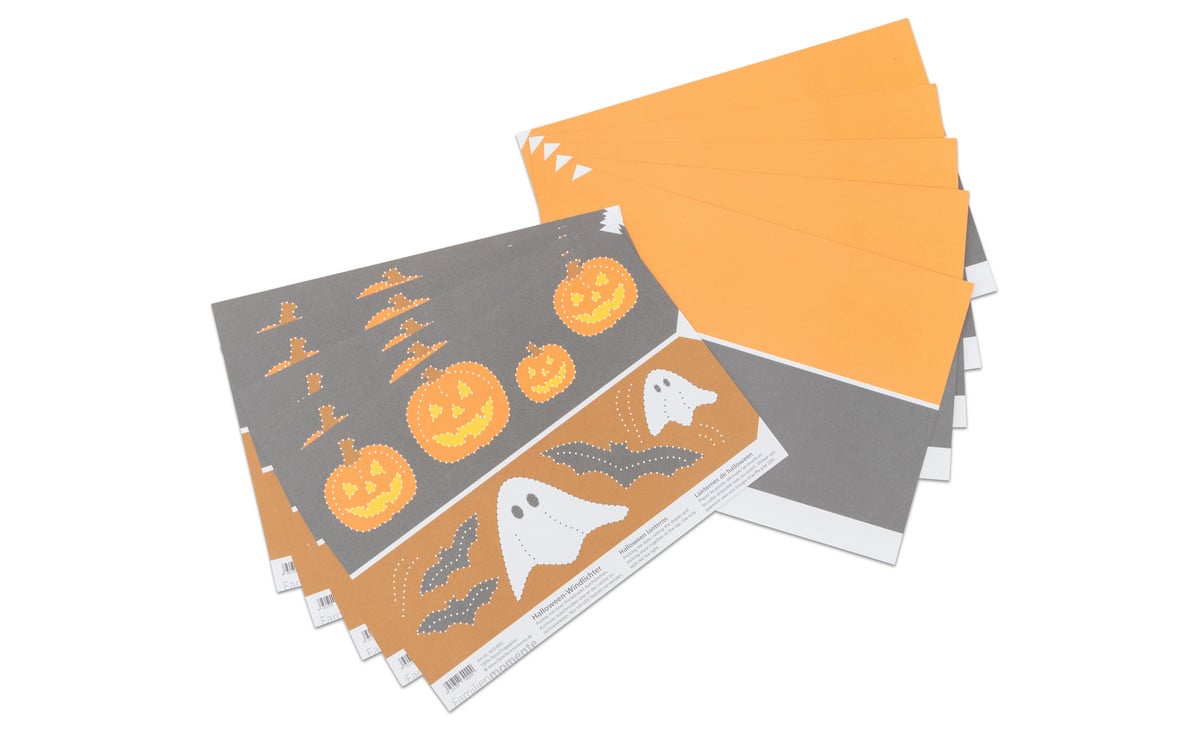 Prickel-Windlichter „Halloween“, 10 Stück