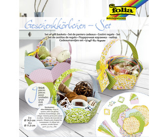 folia Geschenkkörbchen Set Ostern 9 Stück