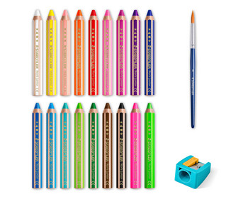 STAEDTLER Noris® junior Buntstifte inkl Spitzer 18 Stück