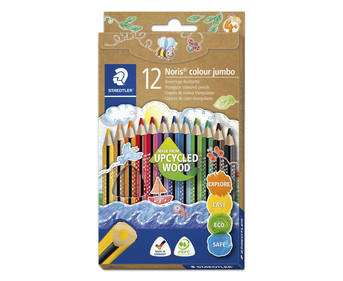 STAEDTLER Noris® colour jumbo Dreikant Buntstifte 12 Stück