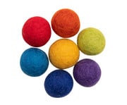 Betzold Regenbogen Filzkugeln 7 Farben 137 teilig 3