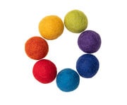 Betzold Regenbogen Filzkugeln 7 Farben 137 teilig 4