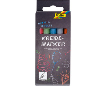 folia Kreidemarker Metallic Effects 5er Set