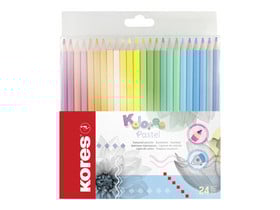 Kores® Dreikant-Buntstifte Kolores Pastel, 24 Stück