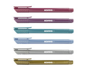 Kores® Fasermaler Style Brush Marker Metallic 6 Stück 1