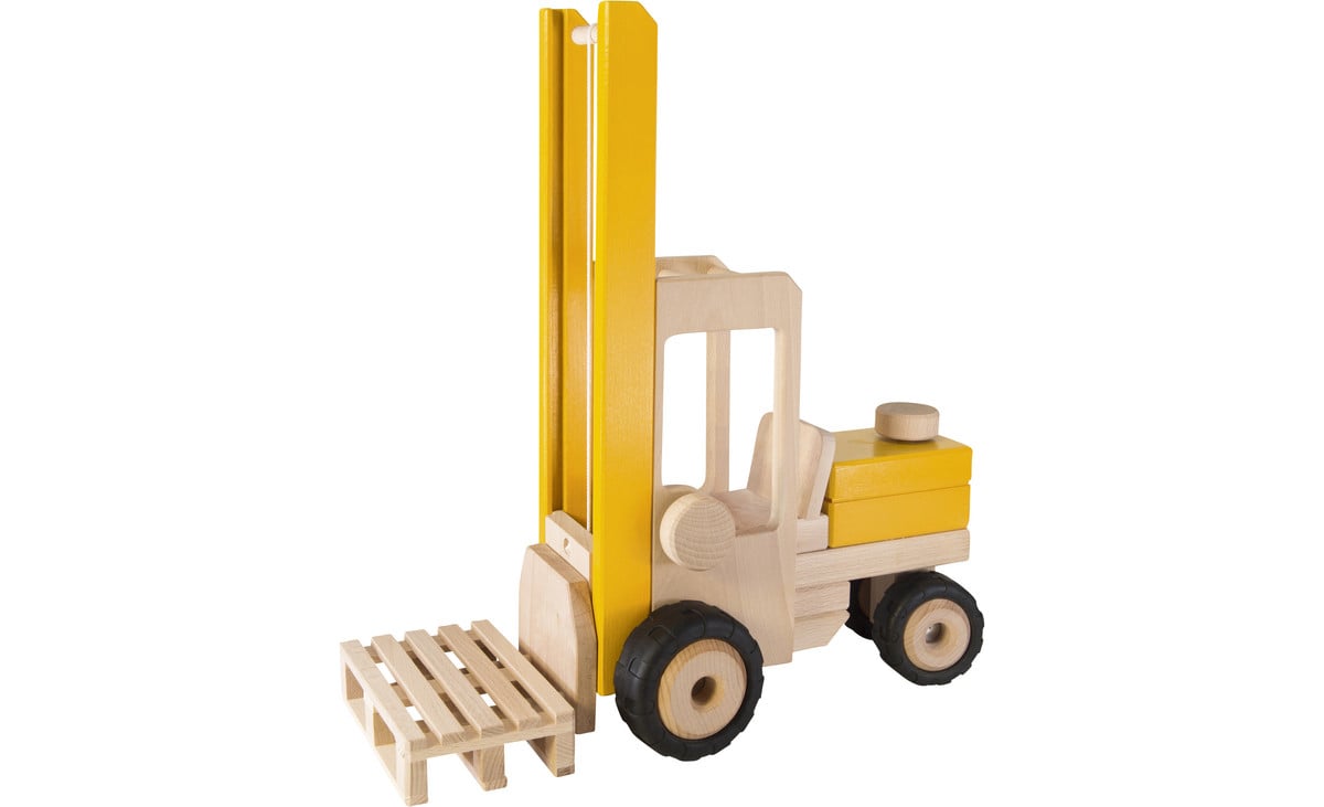 goki Holzfahrzeug „Gabelstapler“