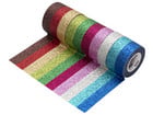 folia Glitzer Tape 10er Set bunt