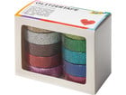 folia Glitzer Tape 10er Set bunt