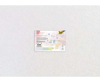 Glitterkarton Pastell 300 g/m² 50 x 70 cm 5 Bogen 5 Farben