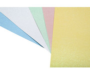 Glitterkarton Pastell 50 x 70 cm 5 Bogen 2