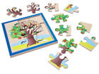 Jahreszeiten Puzzle Baum