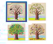 Jahreszeiten Puzzle Baum 1