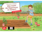 Kamishibai Bildkarten Was macht der Regenwurm im Garten?