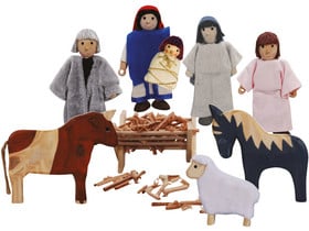 Biegepuppen „Kleine Weihnachtsgeschichte“, 9-teilig