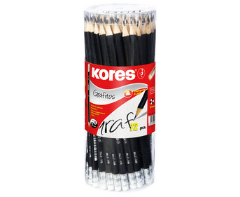 Kores® Dreikant Bleistifte Grafitos 72 Stück